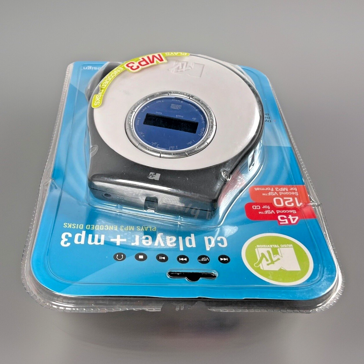 Sealed 2002 Official MTV Portable CD Player MP3 Model 6449/SA