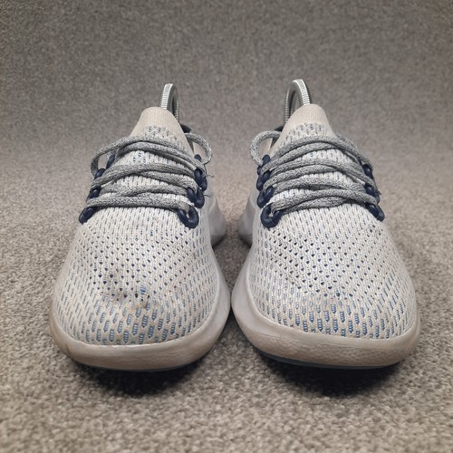 Allbirds Tree Dasher 2 Womens Size 7.5 White Blue Running Sneakers Shoes Comfort - Picture 6 of 11