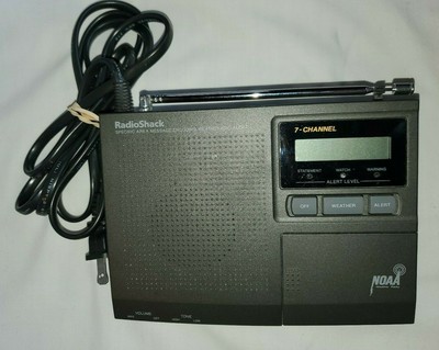 Radio Shack NOAA Weather Radio 7 Channel Desktop Alert System 12-250