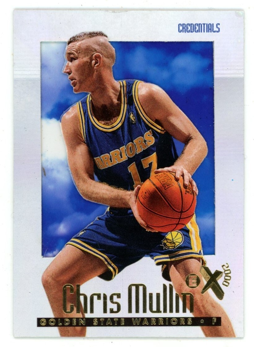 Chris Mullin 1996-97 Skybox E-X2000 Credentials Insert 089/499 GS Warriors #20