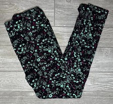 NEW Vintage LuLaRoe TC Tall  Curvy Leggings Multicolored Abstract Floral