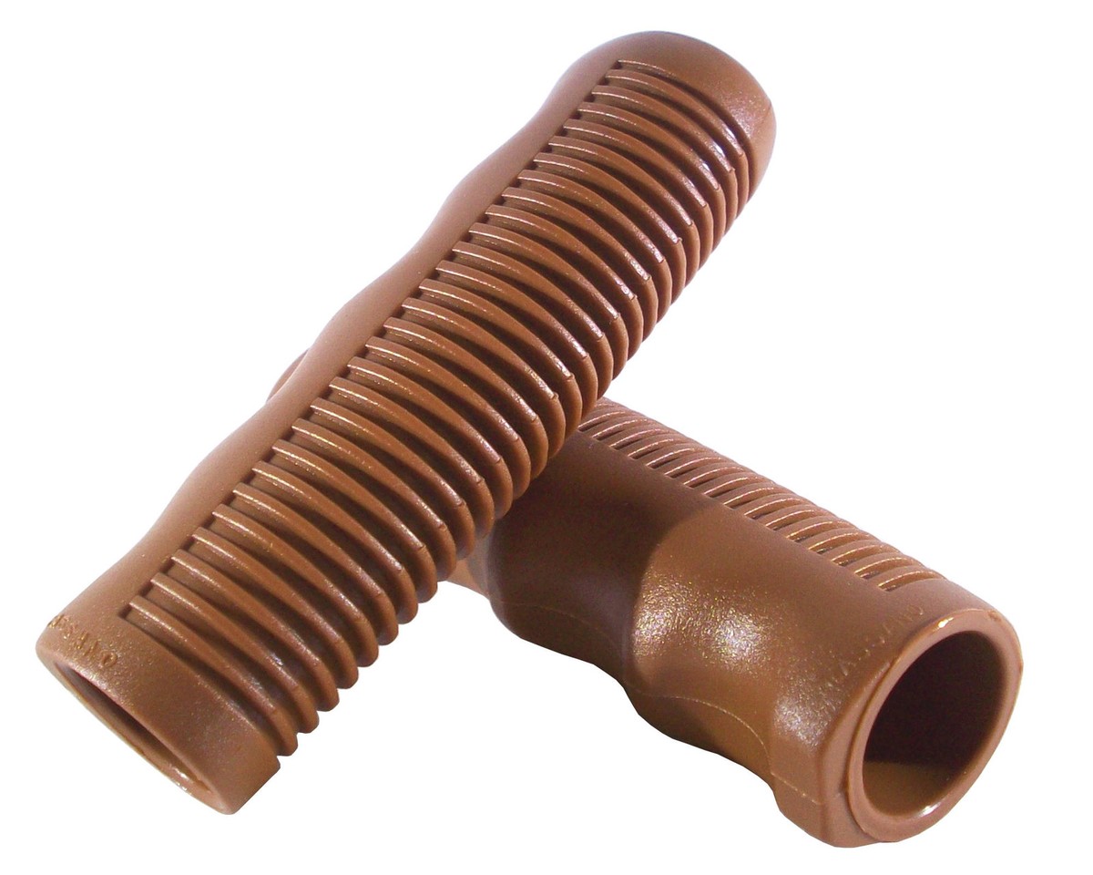 Manopole Per Bici In Gomma Marrone - Antiscivolo E Comfortevoli Per Graziella, City Bike E Olandesi - Foto 2