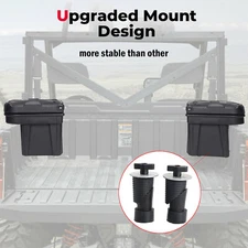 2Pcs UTV Rear Cargo Storage Box for Polaris Ranger XP 570 900 1000 Crew General