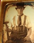 Civil War Braces RED GRAY/BLACK STICK Cotton  Hand Sewn Union Confederate  — photo 5
