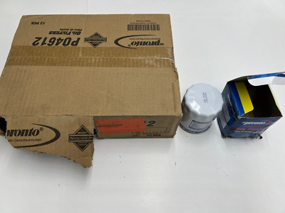 QTY 12 Pronto Engine Spin-On Oil Filter PO4612 For Acura CL 1997-1999, 2001-2003