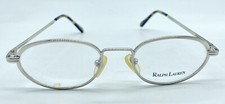 VTG 1990s 586 Ralph Lauren 0WG Demo 47 18-130 Italy Eye Glasses Silver
