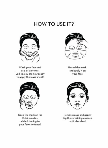 SUGAR Cosmetics Sheet Mask (Cheat sheet Anti Ageing mask) Blueberry - Picture 3 of 3