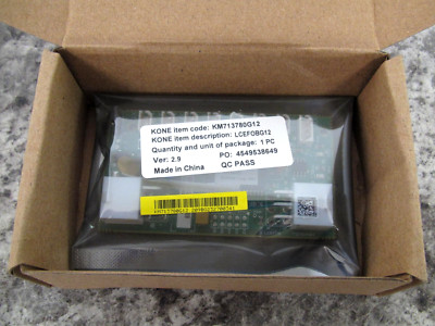 New Kone KM713780G12 LCEFOBG12 Elevator LCE FOB Board Assy Free Shipping