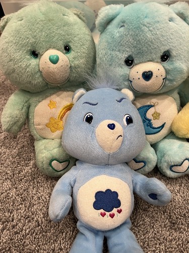 Vintage Care Bears Superstar mürrischer Wunsch Schlafenszeit GLO-BÄREN pensionierte Plüschpuppe - Bild 2 von 11