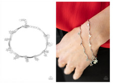 Party in the USA Silver Star Paparazzi Bracelet