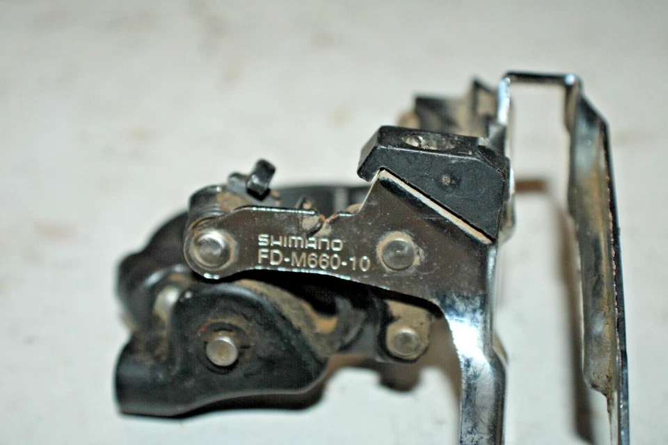 Shimano SLX Double Front Derailleur 34.9mm FD-M660-10 MTB Top-Pull USA Shipper:) - Image 4 of 4