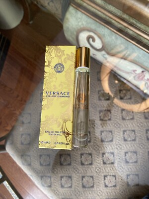 Versace Yellow Diamond Eau De Toilette Rollerball 0.3 fl.oz