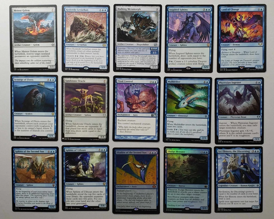 MTG Commander Braids, Conjurer Adept 100 Card Blue EDH Deck with Rares - Image 3 of 4