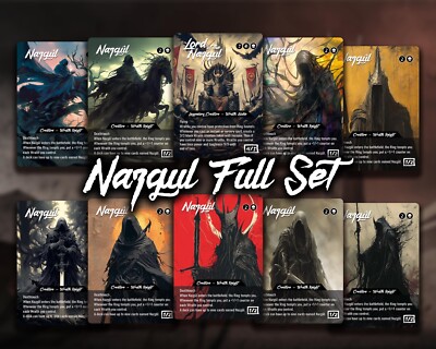 Nazgul Full Set - MTG Custom Cards , Magic LOTR Alter Full art | eBay Nazgul Full Set - MTG Custom Cards , Magic LOTR Alter Full art | eBay