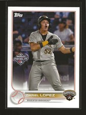 2022 Topps Pro Debut Base Card Dariel Lopez Bradenton Marauders Pirates (#PD-25)