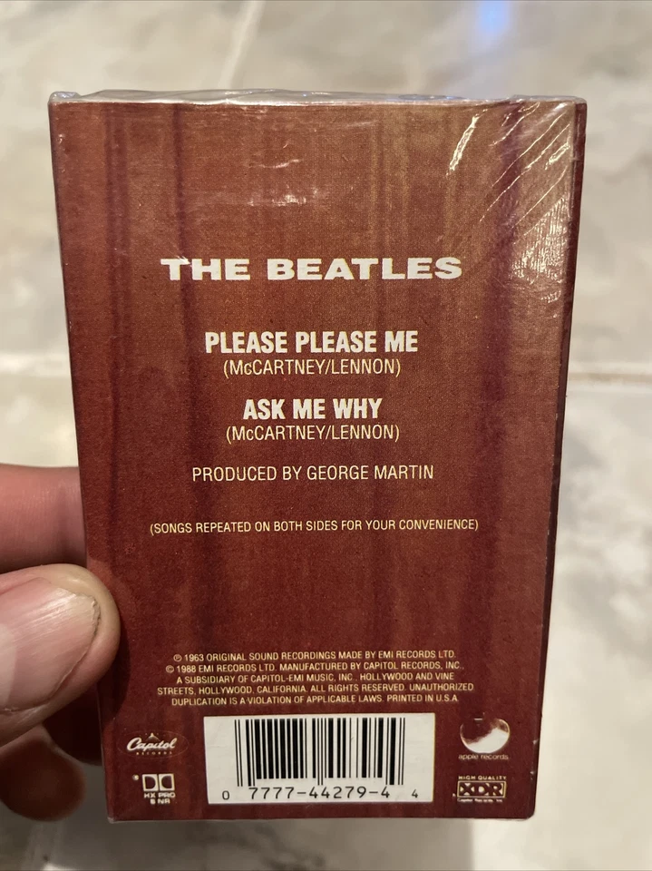 The Beatles Please Please Me & Ask Me Why 1988 RARE Cassette Tape SEALED - Image 2 of 4