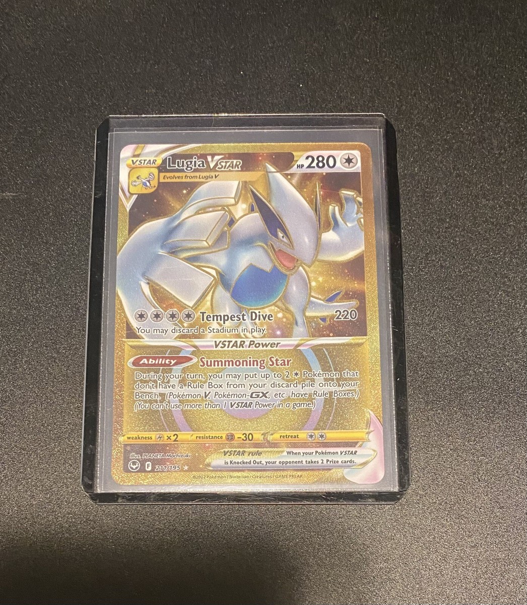 Pokemon Lugia Vstar secret gold 211/195 | eBay
