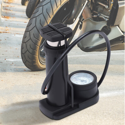 Profi Mini Fusspumpe 7-8bar für alle Ventile Standpumpe Luftpumpe Fahrradpumpe
