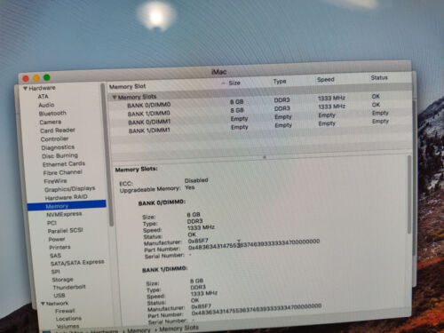 Apple iMac 27" i5 2.7GHz 16GB 1TB All in One PC - Mac OS X - Picture 8 of 15