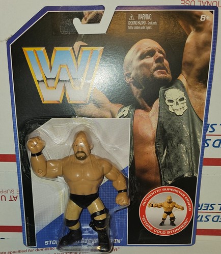 WWE MATTEL RETRO STONE COLD STEVE AUSTIN MOC ***FA...