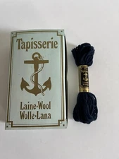 NIB Anchor Tapisserie Wool Yarn 10 Skeins 10M 8742 Dark Marine
