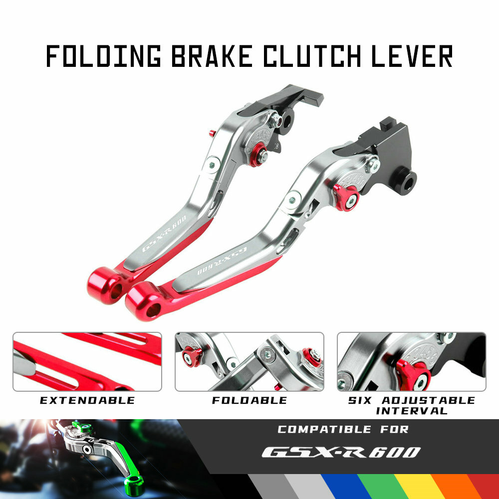 Motor Brake Clutch Adjustable Folding Levers For SUZUKI GSXR 600