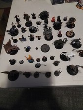 D D Miniatures Unhallowed Almost Complete Set of 50 Dungeons Dragons lot WOTC