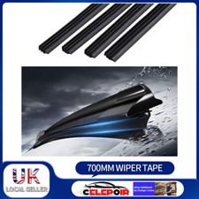 6 Pezzi Spazzola Tergicristallo Auto Universale 28" Ricarica Ricambio Striscia Gomma Tagliata a Misura