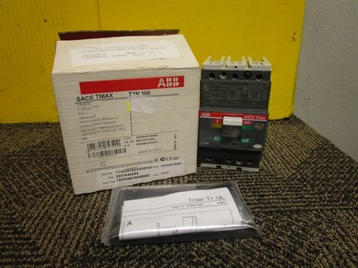 *New* Lot Of 2 ABB SACE T1N 100 Tmax 3-Pole 60amp 240V Circuit Breaker