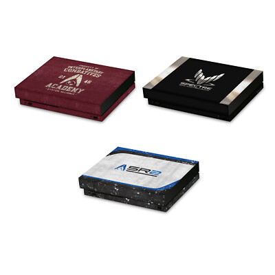 EA BIOWARE MASS EFFECT 3 BADGES AND LOGOS VINYL SKIN FOR XBOX ONE X CONSOLE