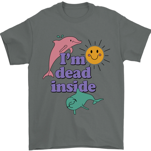 Estoy Muerto Por Dentro Delfines Amanecer Camiseta Para Hombre 100% Algodón - Imagen 40 de 102