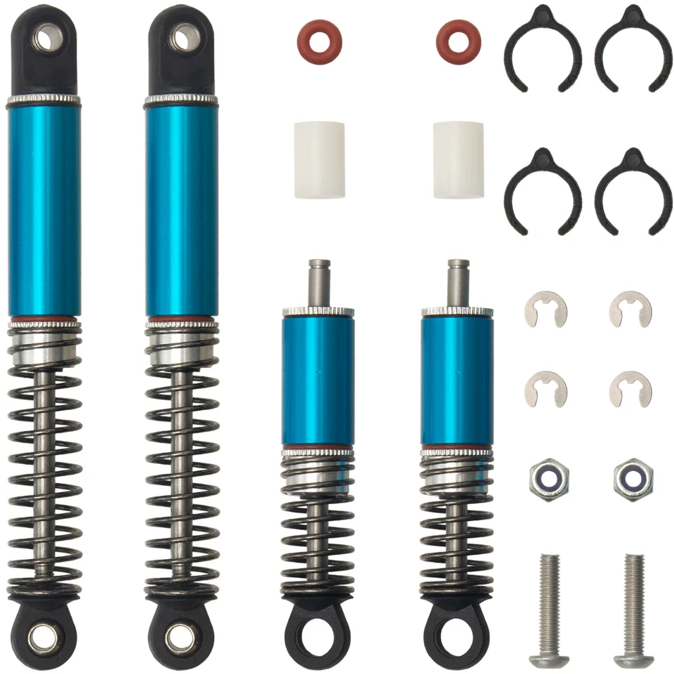 RC Car Aluminum Oil Dampers Shocks For Tamiya Grasshopper Hornet Upgrade Parts - Image 4 of 4