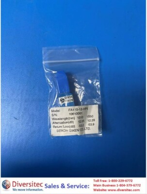 Seikoh Giken FA110-12-HP5 Plug Type Fixed Optic 10dB Attenuator