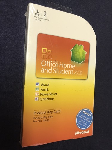 Microsoft Office Home and Student 2010 Full Retail Windows Key Card 1 PC License - Picture 5 of 5