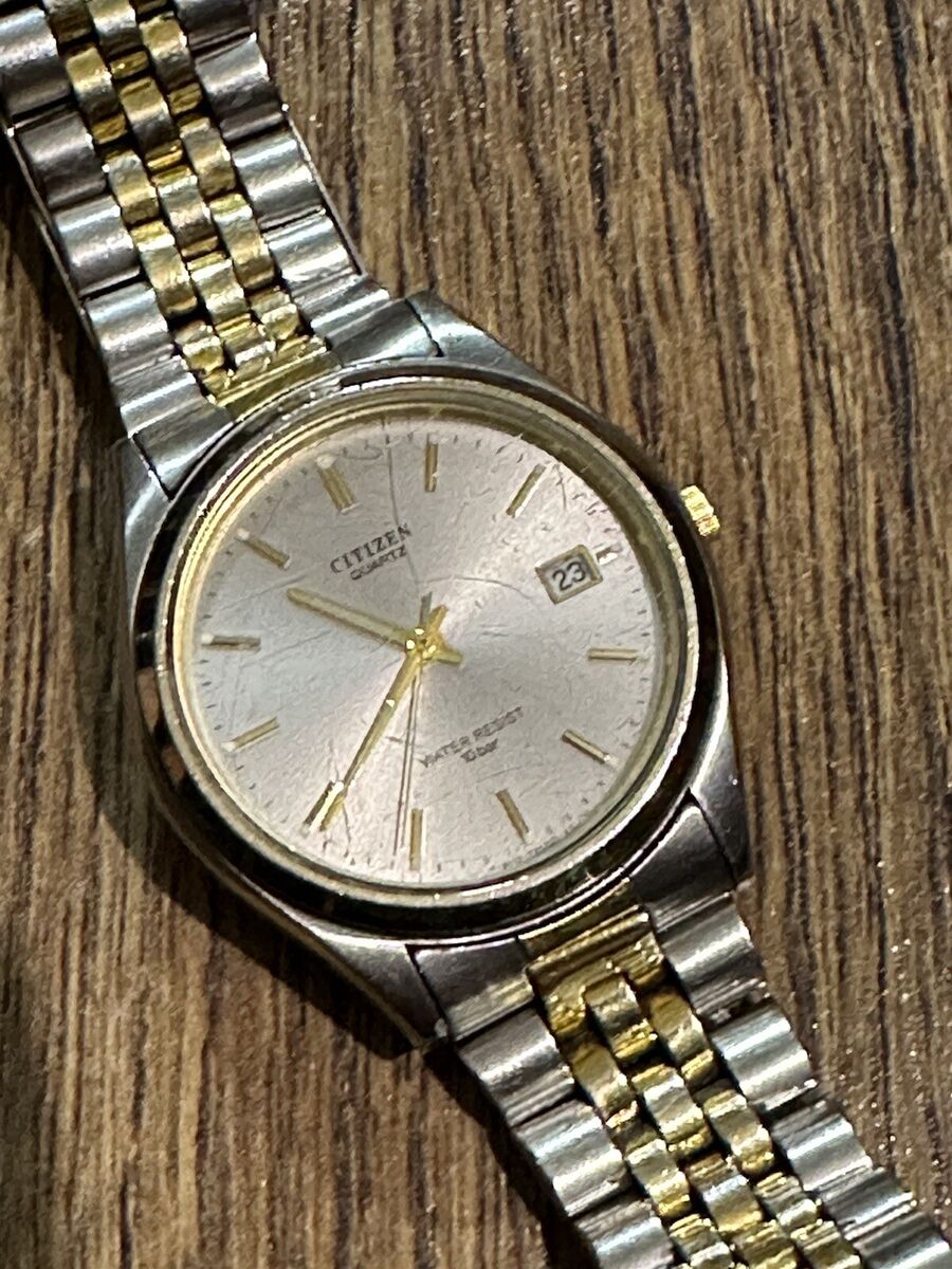 Citizen Men's Quartz Vintage Calendar Two Tone Bracelet 100 Citizen Men's Quartz Vintage Calendar Two Tone Bracelet 100