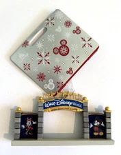 BNWT Walt Disney World Entrance Main Gate Marquee Sketchbook Christmas Ornament
