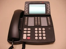 One Refurbished Merlin Magix 4424LD+ Black Phone (Avaya Lucent )