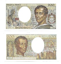 France 200 Francs Montesquieu 1981
