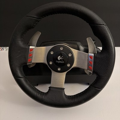 Logitech G27 Steering Wheel Only PS3 PC Racing Sim Base Usb TESTED