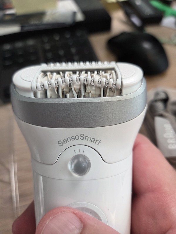 Braun Silk-épil 7 SE7-041 Epilator Wet Dry Wide Head Hair Removal Silver