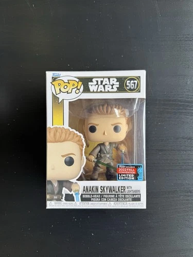 Funko Pop! Star Wars Anakin Skywalker With Lightsabers #567 Convention Exclusive