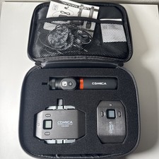 COMICA CVM-WS50 Smartphone Wireless Mic Transmitter  Receiver w/ Manual  Bag