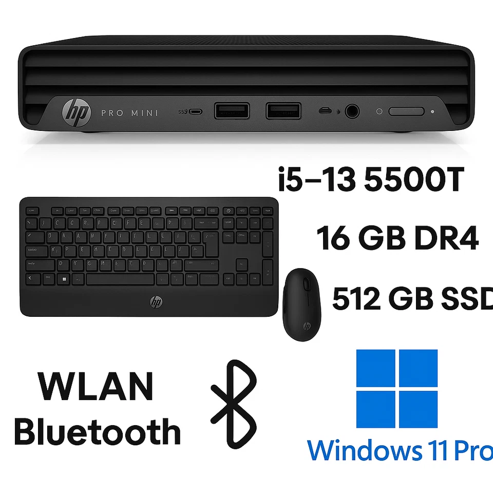 👉 HP Mini PC Pro 400 G9 | i5 13th Gen | 16GB DDR4 | 512GB SSD | Windows 11 Pro