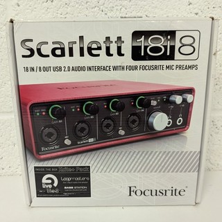 Focusrite Scarlett 18i8 USB Audio Interface 18 In 8 Out Four Mic Preamps