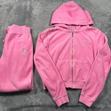 Juicy Couture Forever 21 Hoodie  Trouser Set Womens Large/Medium Stud Detail