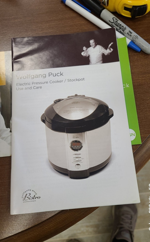 Wolfgang Puck Bistro Collection 7 QT Electric Pressure Cooker BPCR0007 - New