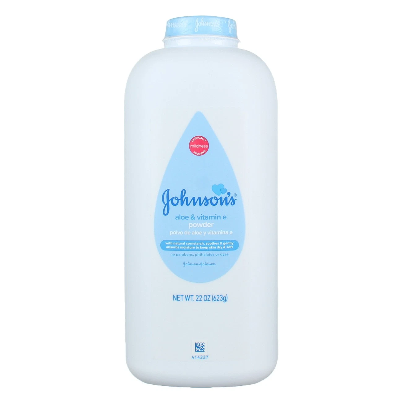 6 Pack Johnson's Baby Powder, Soothing Aloe & Vitamin E, 22 oz