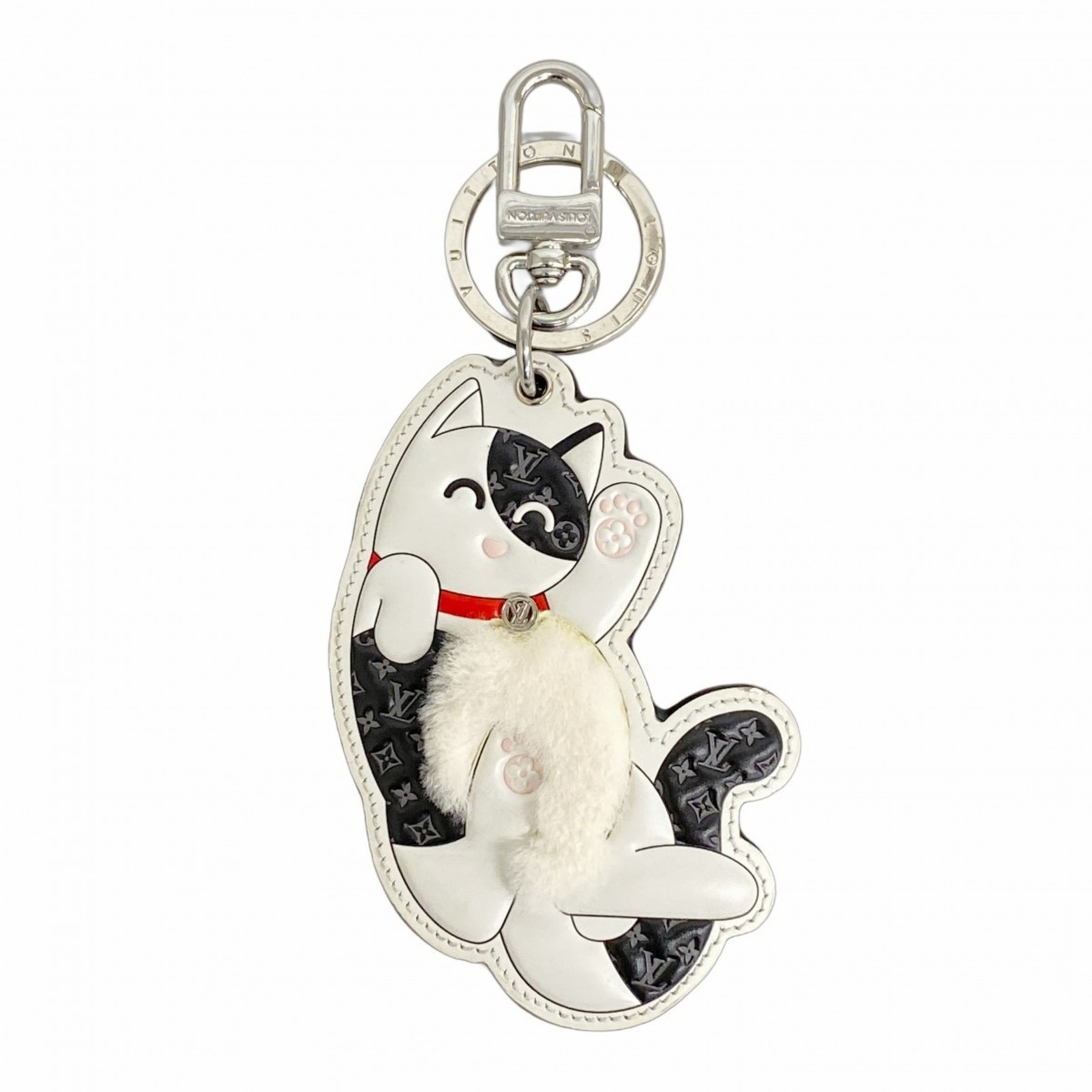 Louis Vuitton Monogram Eclipse Reverse Keychain w… - image 1