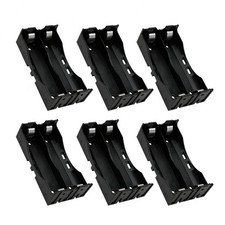 18650 Battery Holder,6pcs 2 Slots X 3.7V 18650 Battery Storage Box Plastic DI...