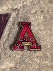 AUSTIN HIGH SCHOOL LETTERMAN PATCH & 11 PINS 1936-1940 MOST ENAMEL inc 1 SCOTTIE — photo 10
